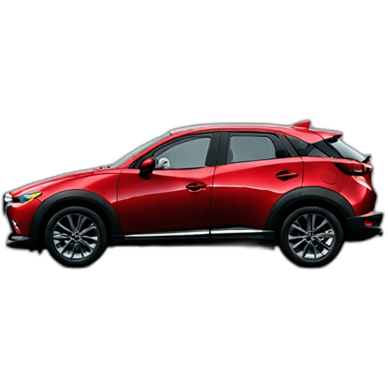 Mazda cx-3 red emoji