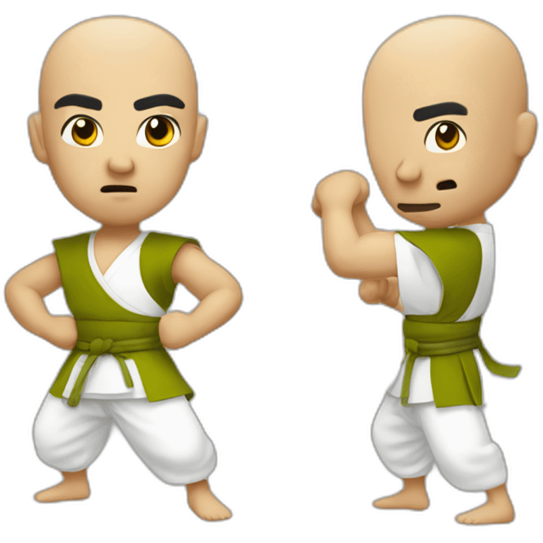 Kung fu si fu emoji