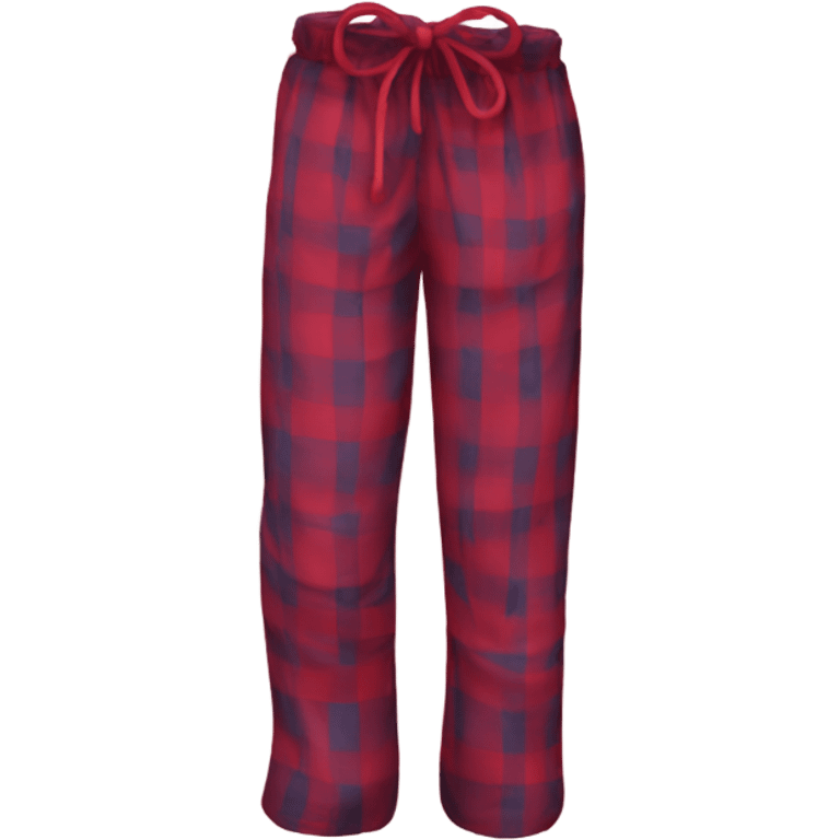 Plaid pijama pants emoji