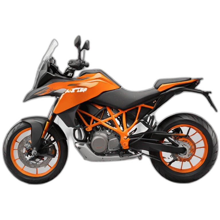 Moto ktm emoji