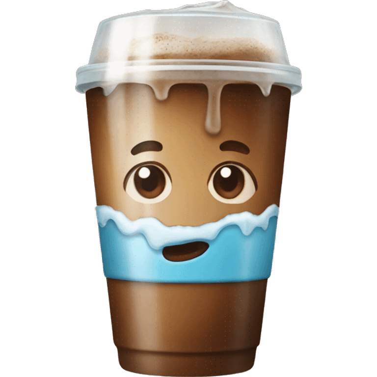 Ice coffe emoji