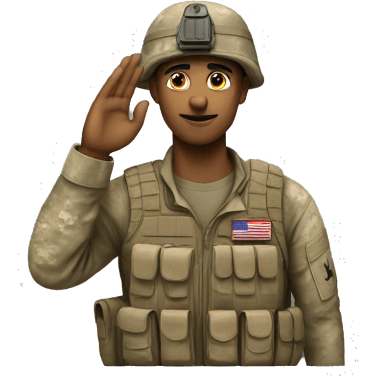 iraqi soldier salute emoji