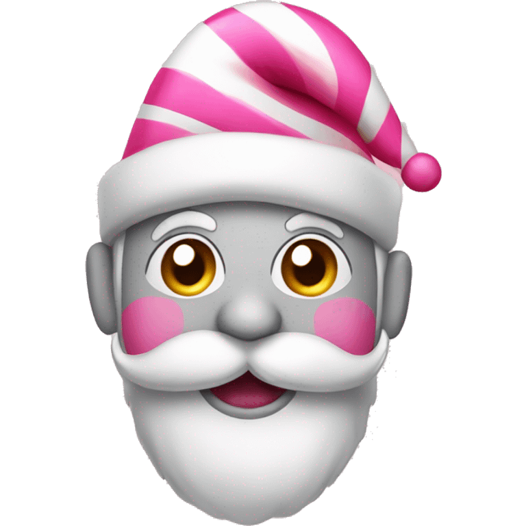 christmas-candycane pink emoji