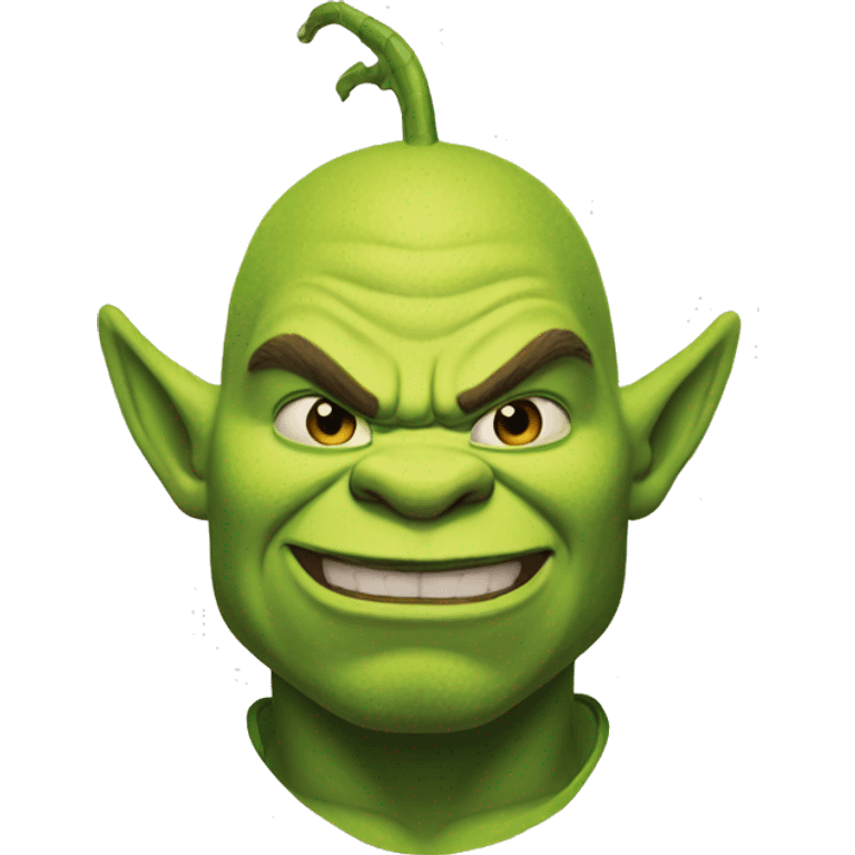 Shrek as dragon ball character emoji