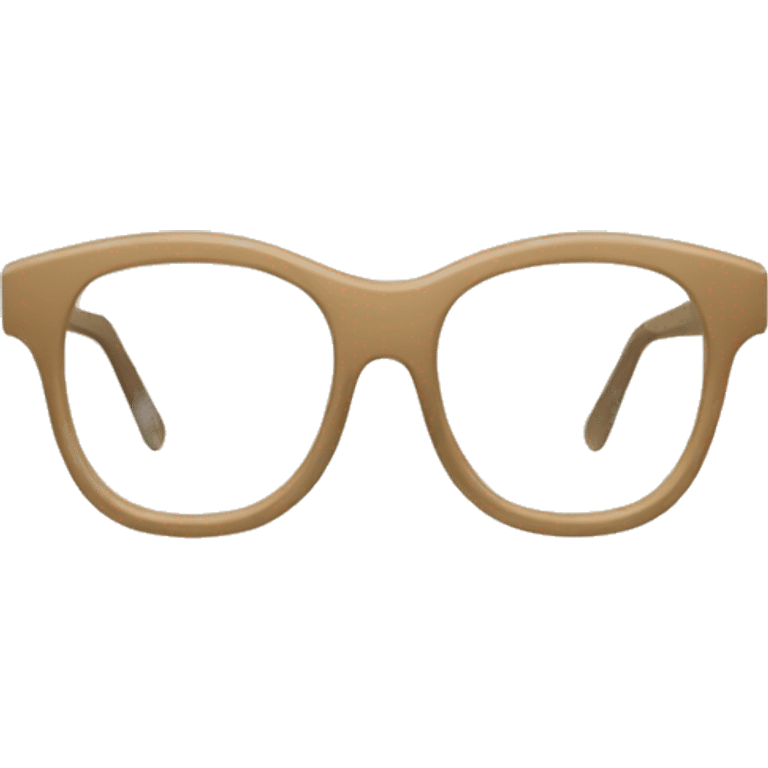 beige vision glasses emoji