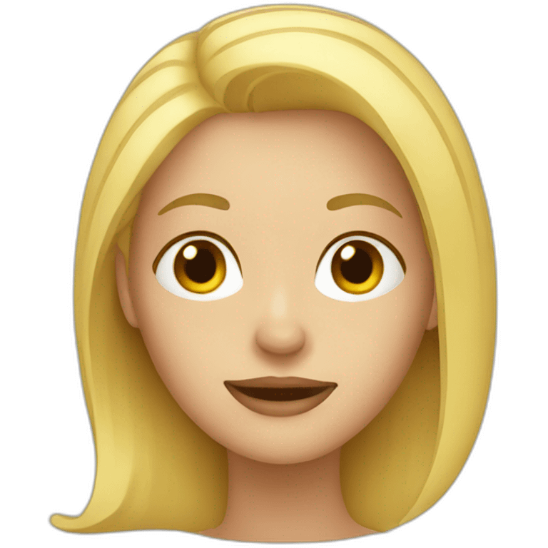 Blond woman emoji