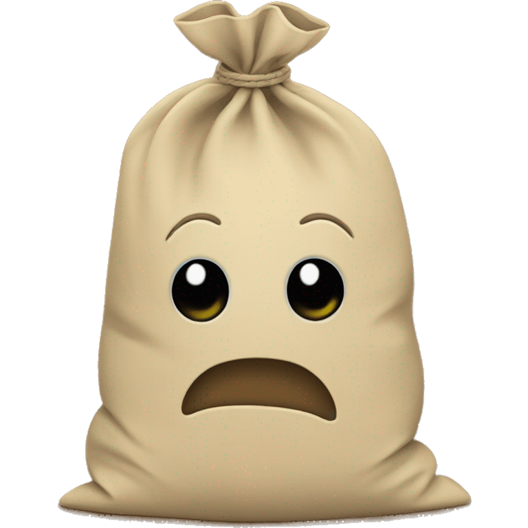 Sand in bag  emoji