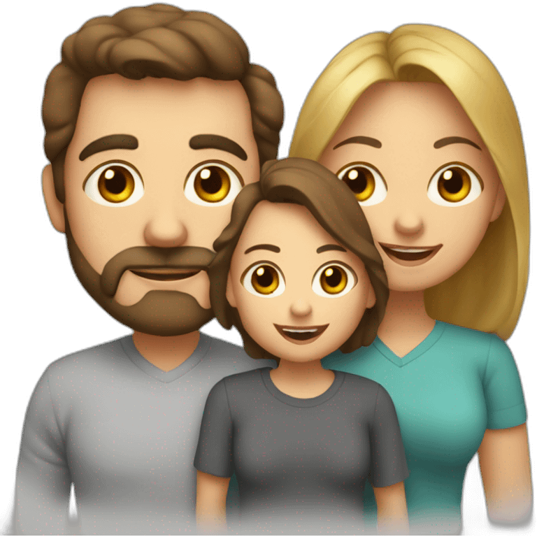 Me mother with me and me dad emoji