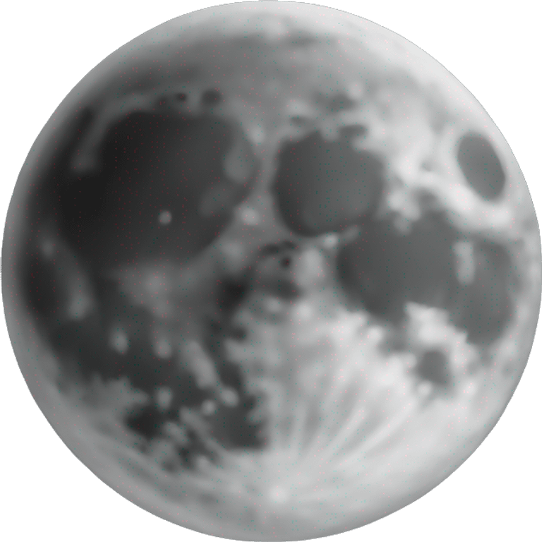 realistic moon emoji