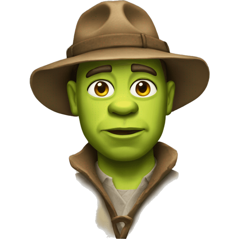 Shrek archaeologist emoji