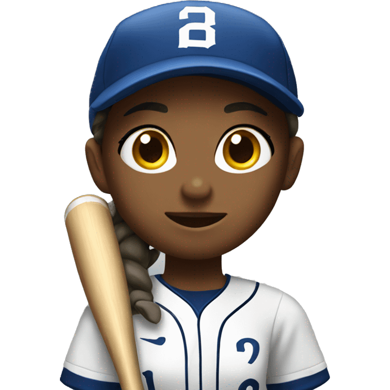 Softball player emoji