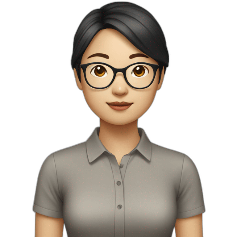 asian-girl-with-glasses emoji