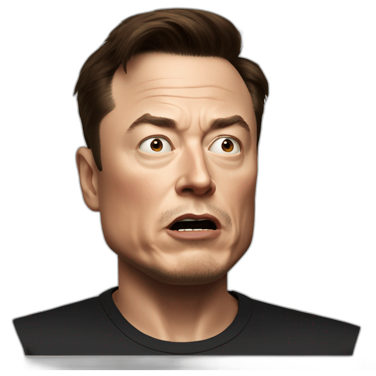 Elon musk angry emoji