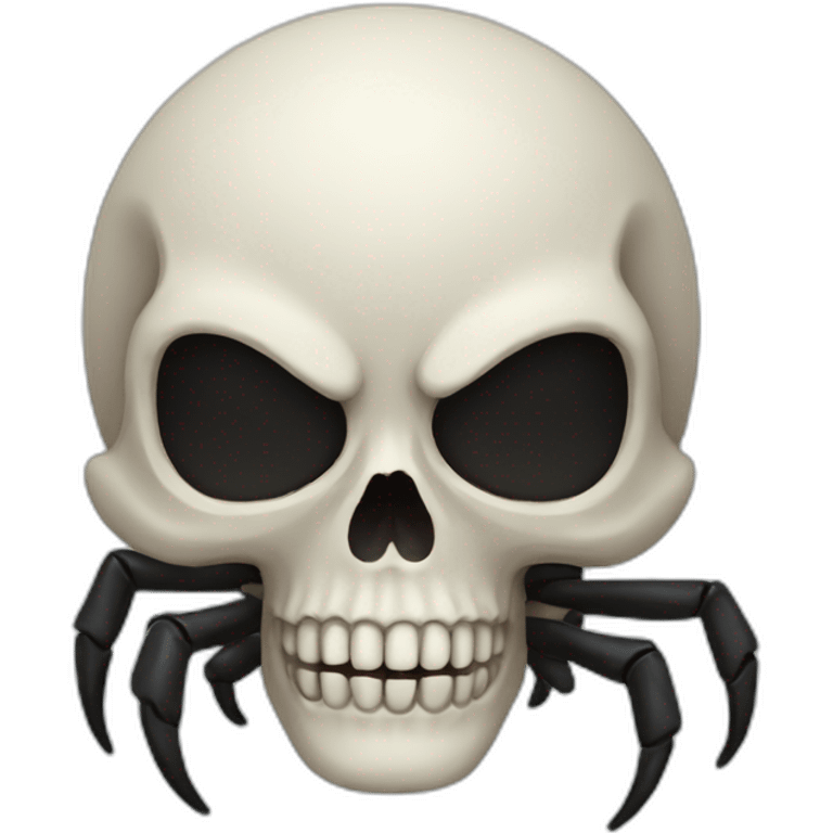 skull spider emoji