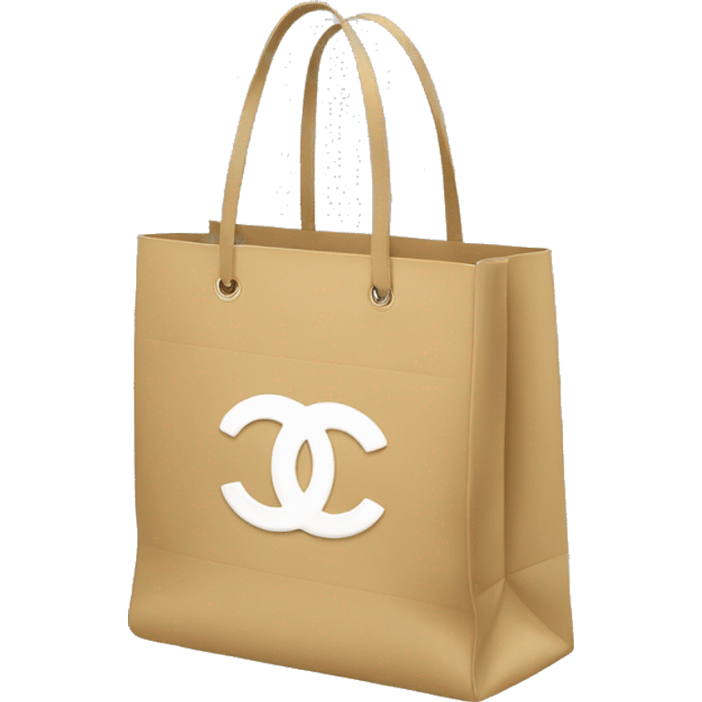 Chanel shopping bag emoji