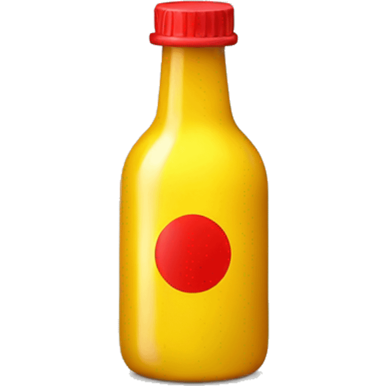 Small yellow bottle with red cap emoji