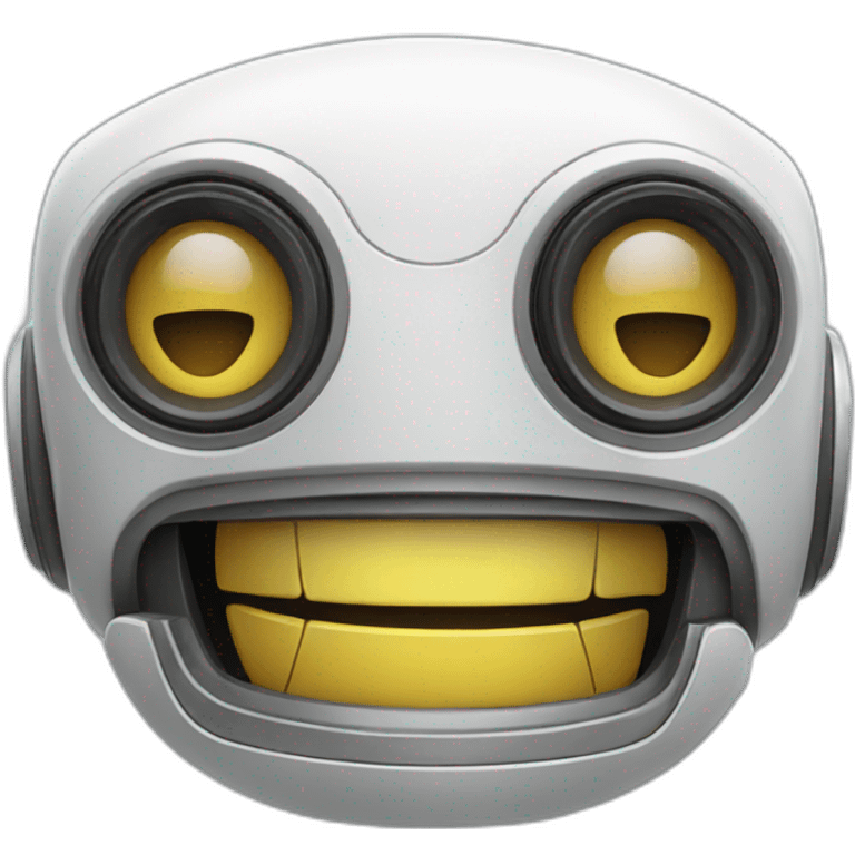 laughing robot emoji