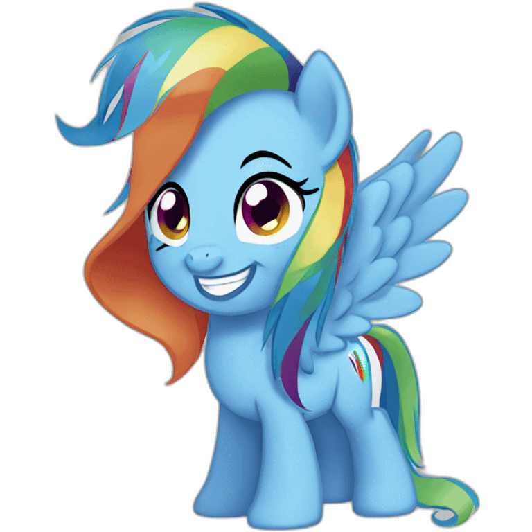 Rainbow Dash emoji