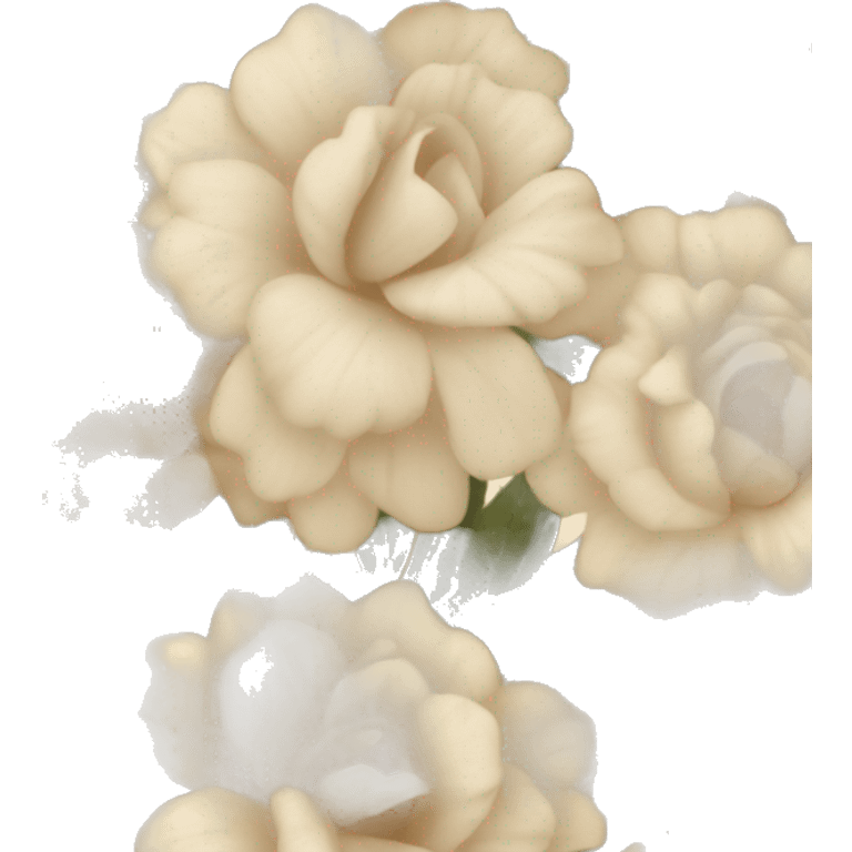 beige floral boquet emoji