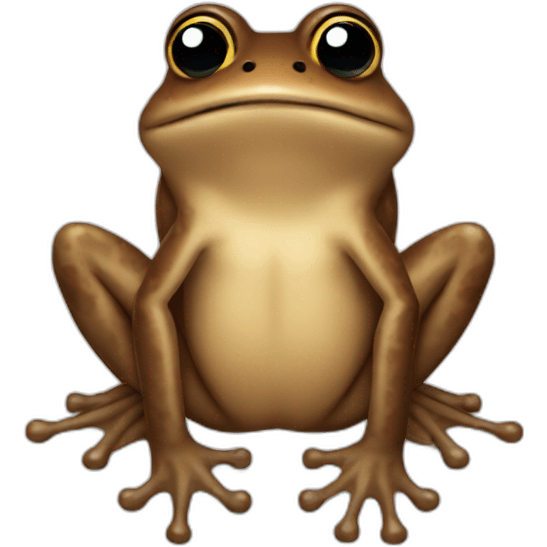 brown frog emoji