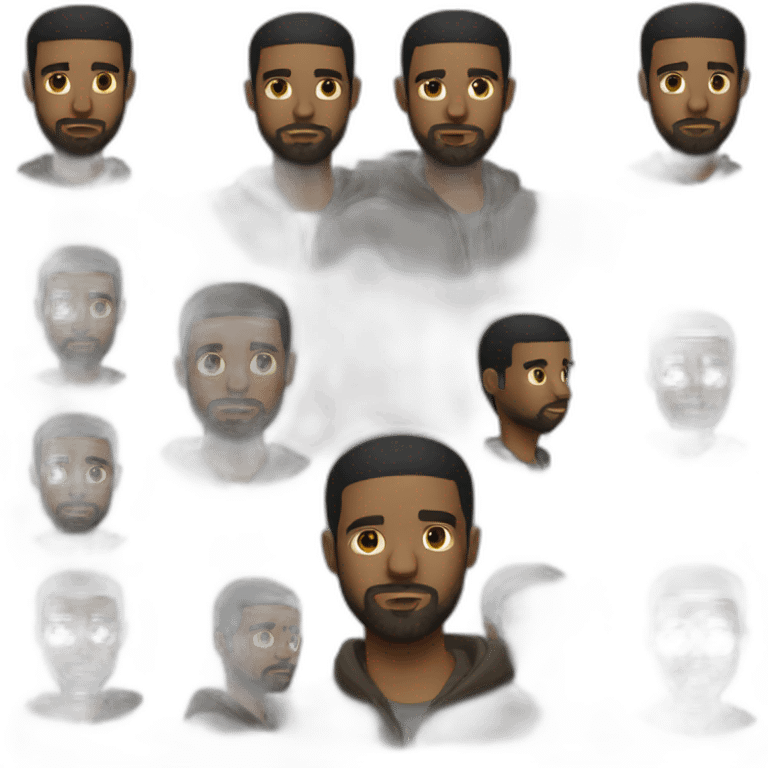 Drake as a black men emoji