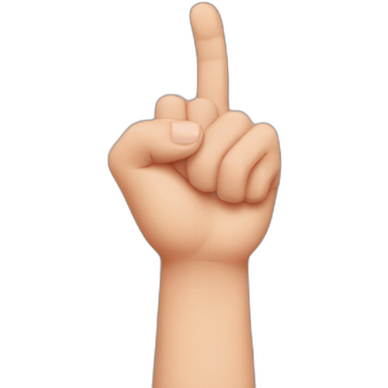 thumb between fingers emoji