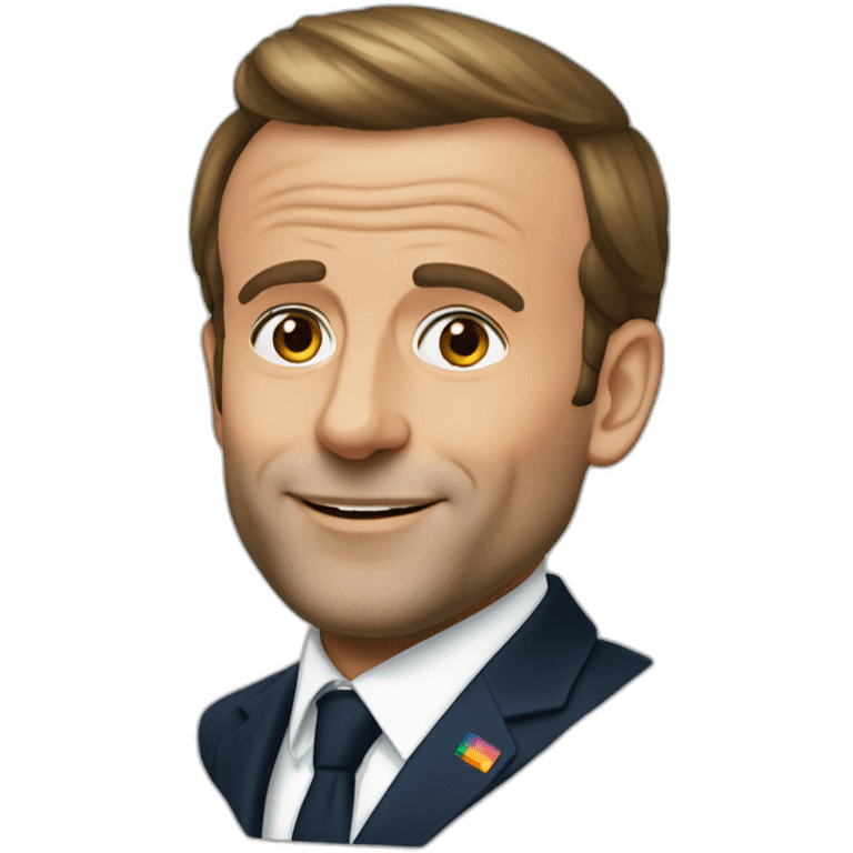 emmanuel macron gay emoji