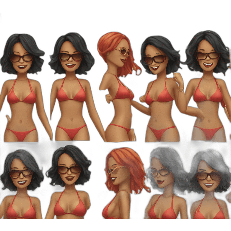 Rihanna bikini emoji