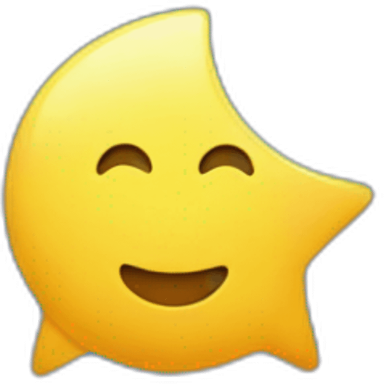 estrella y media luna emoji