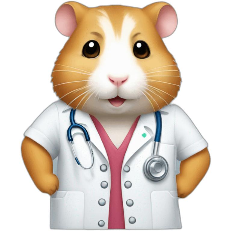 hamster that thinks it's a doctor emoji