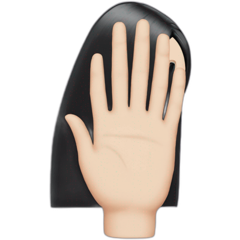 Wednesday addams hand emoji