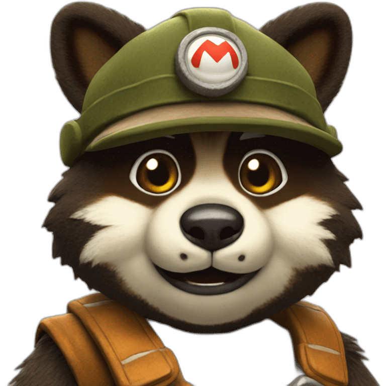 Mario tanuki emoji