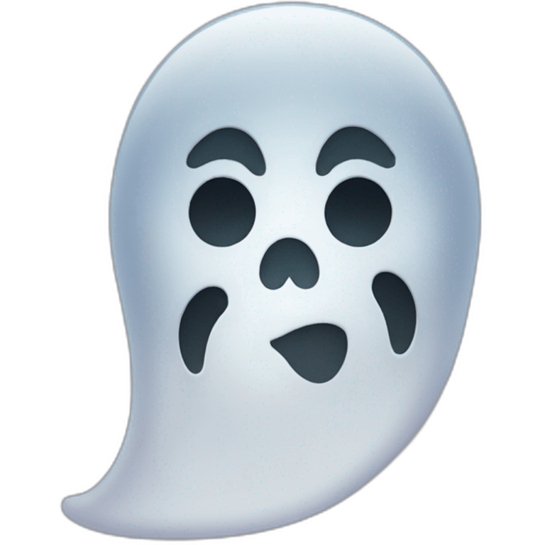 Ghost face emoji