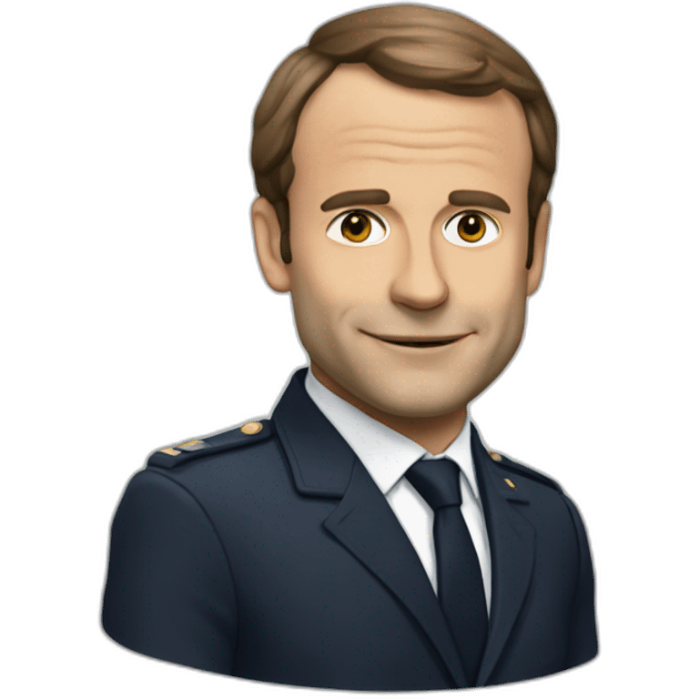 Macron sur un chat  emoji