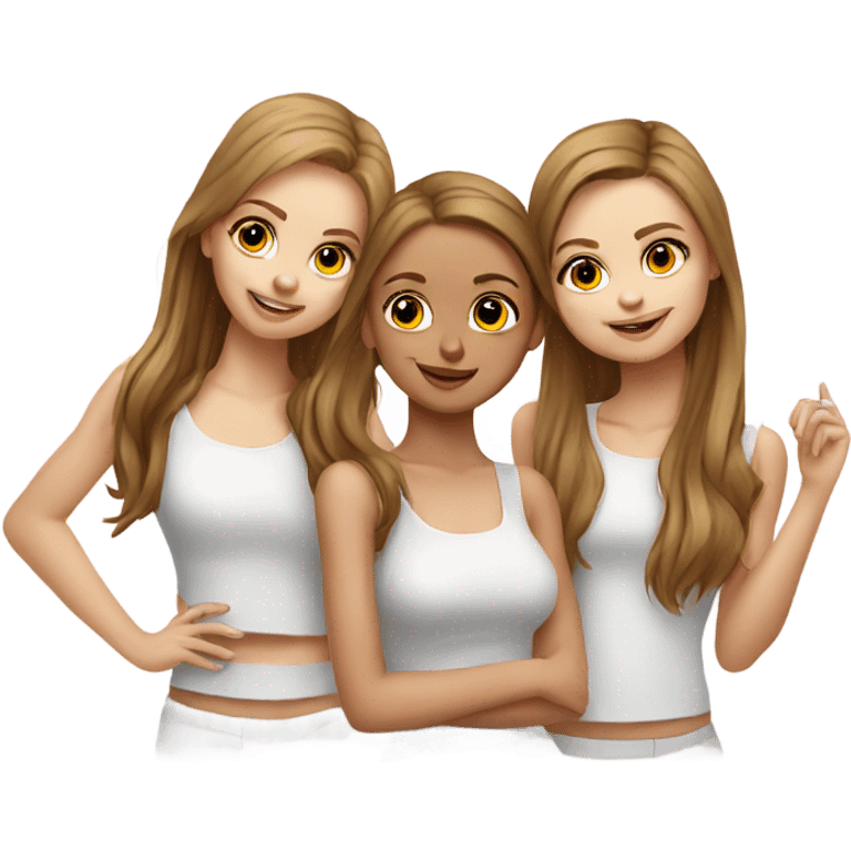 russian-trio-girls-best-friends emoji