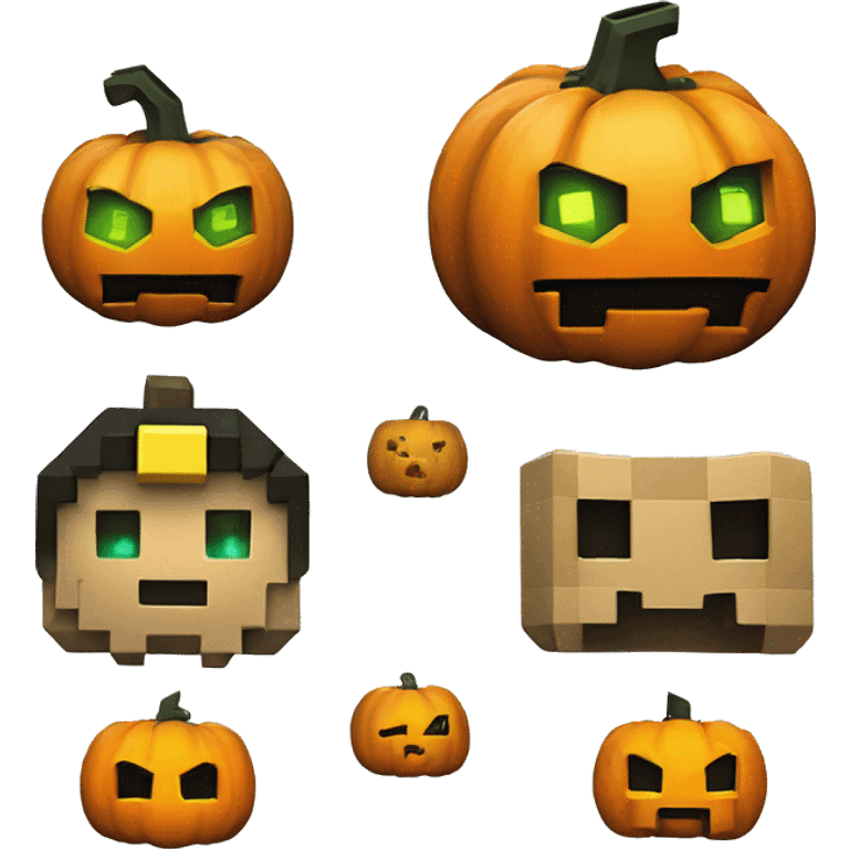 minecraft pumpkin halloween badge cinematic cyberpunk pokemon emoji