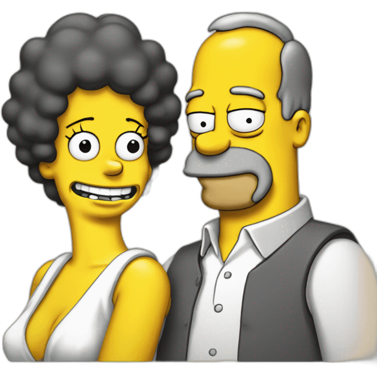 Homer Simpson et marge emoji