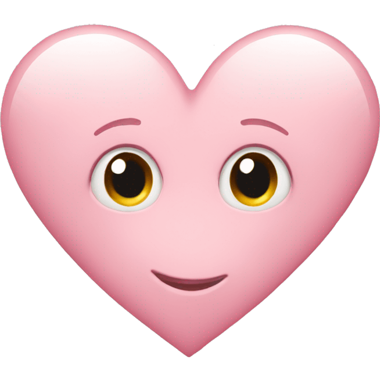 light pink heart emoji