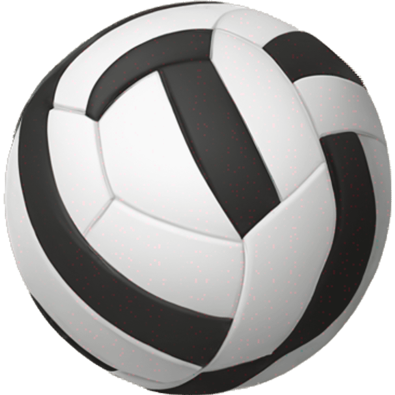 Rubber band around a volleyball emoji