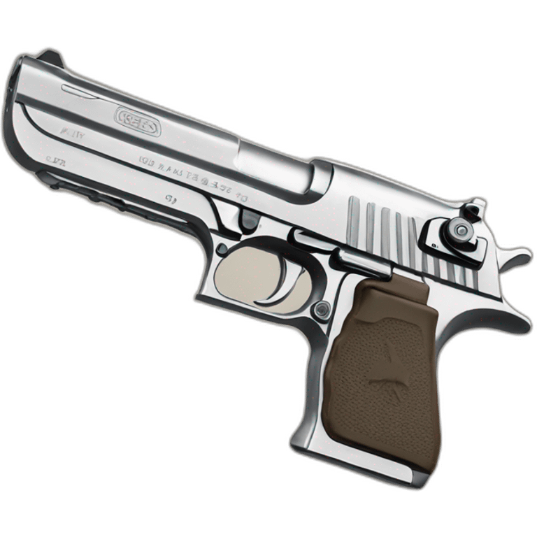 Desert eagle stainless steel 50AE emoji