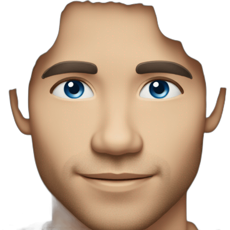 Latino version of James marsden younger with blue eyes emoji