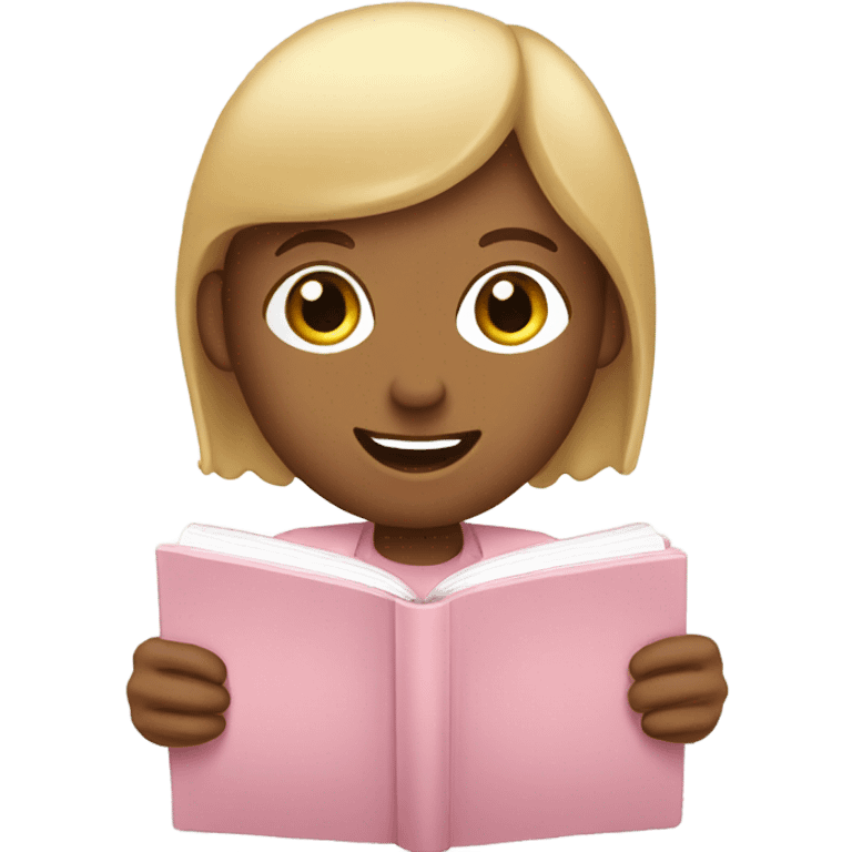 Light pink note book  emoji