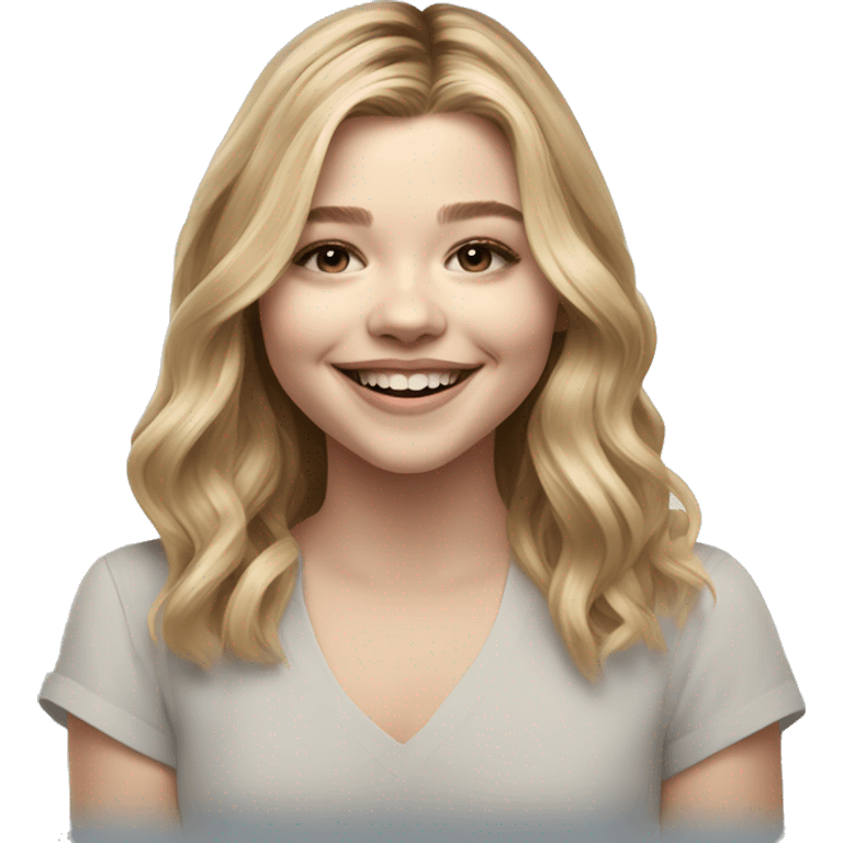 Chloe grace moretz smiling emoji