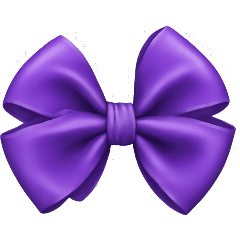 purple bow emoji