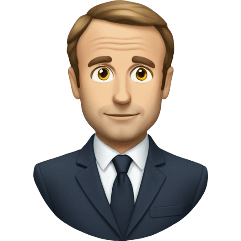 Macron qui sort emoji