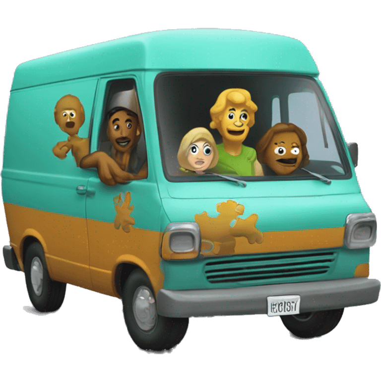 Scooby and the meddling kids van emoji