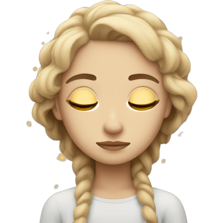 dreaming girl in serenity sick emoji