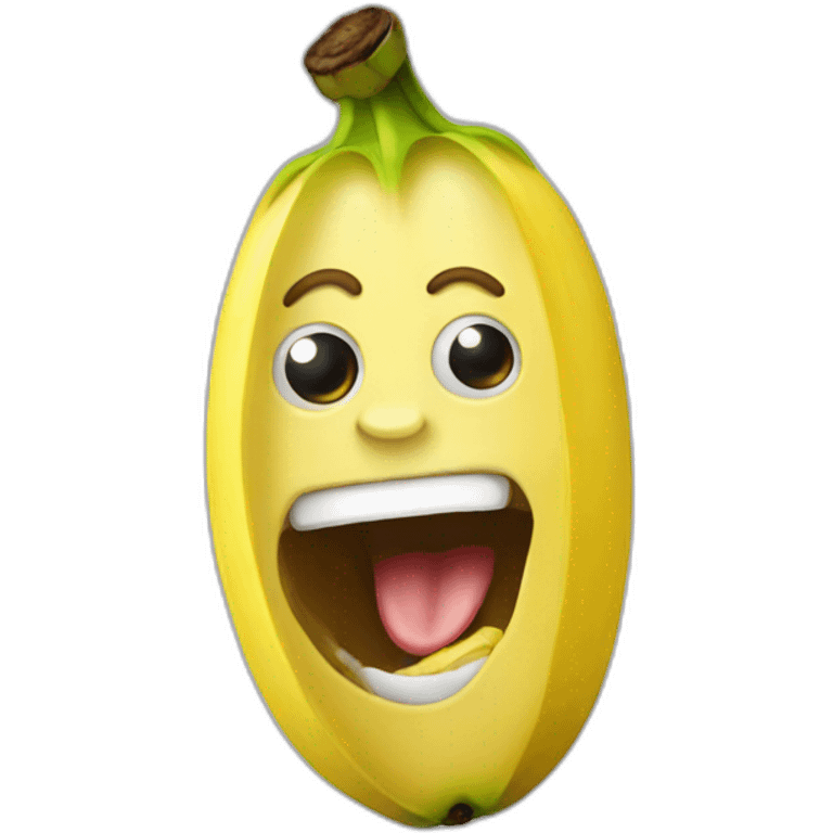 eat banana emoji