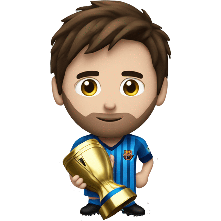 Messi con la copa  emoji