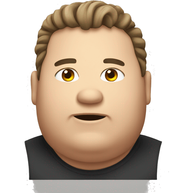 Fat man emoji